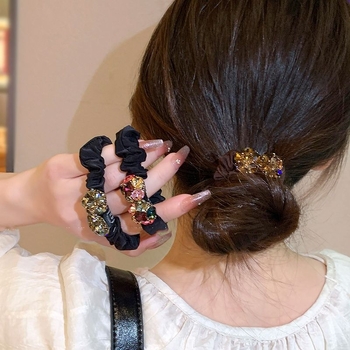 Korėjietiško stiliaus naujas, blizgus deimantinis peteliškės formos galvos virvelė, aukštos kokybės mergaitiška, elegantiška plaukų virvelė, lengvas, prabangus, karšto kamuoliuko plaukų žiedas