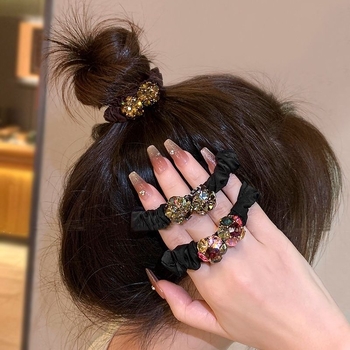 Korėjietiško stiliaus naujas, blizgus deimantinis peteliškės formos galvos virvelė, aukštos kokybės mergaitiška, elegantiška plaukų virvelė, lengvas, prabangus, karšto kamuoliuko plaukų žiedas