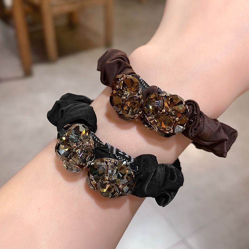 Korėjietiško stiliaus naujas, blizgus deimantinis peteliškės formos galvos virvelė, aukštos kokybės mergaitiška, elegantiška plaukų virvelė, lengvas, prabangus, karšto kamuoliuko plaukų žiedas