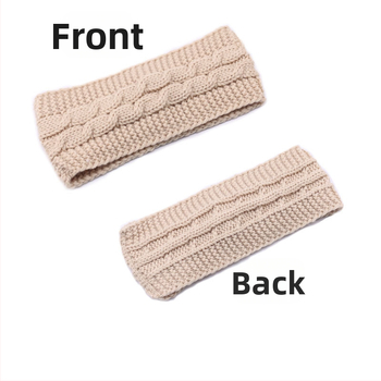 Νέα Κορυφή] Αξεσουάρ Μαλλιών για Διασυνοριακές Συναλλαγές Φθινόπωρο και Χειμώνας Πλεκτή Κορδέλα Μαλλιών από Μάλλινο Πλεκτό Ζεστό Αθλητικό Κορδέλα για τα Μαλλιά Προστατευτικό αυτιών Ευρωπαϊκή και Αμερικανική Κορδέλα Μαλλιών Κορδέλα για τα Μαλλιά