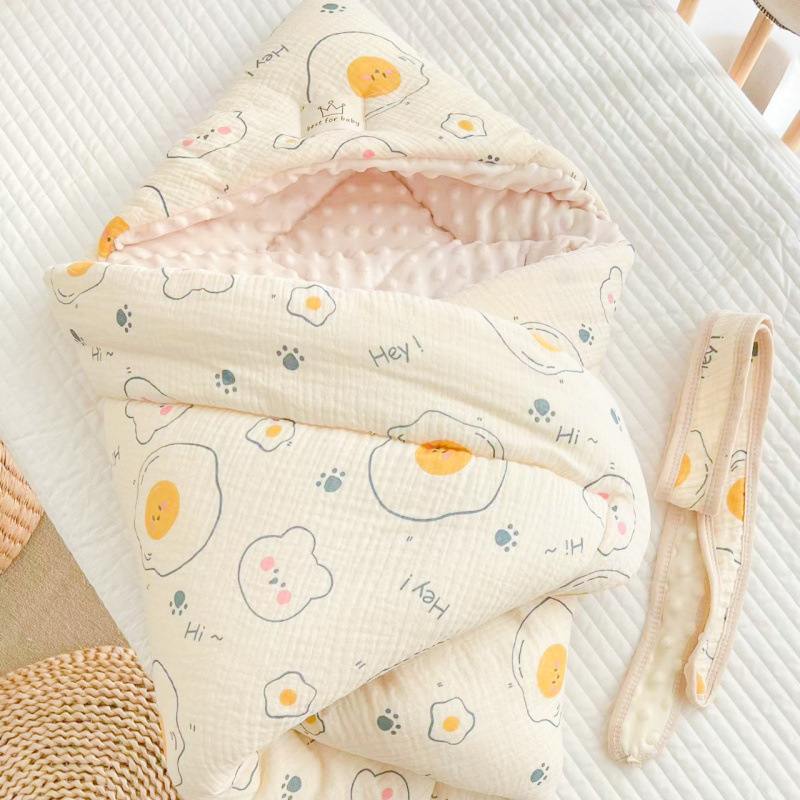 Sügis- ja talvine beebipakend, paksendatud vastsündinupakend, puhastest puuvillastest hernestest sametist, sünnitustoast väljakirjutamise pakk