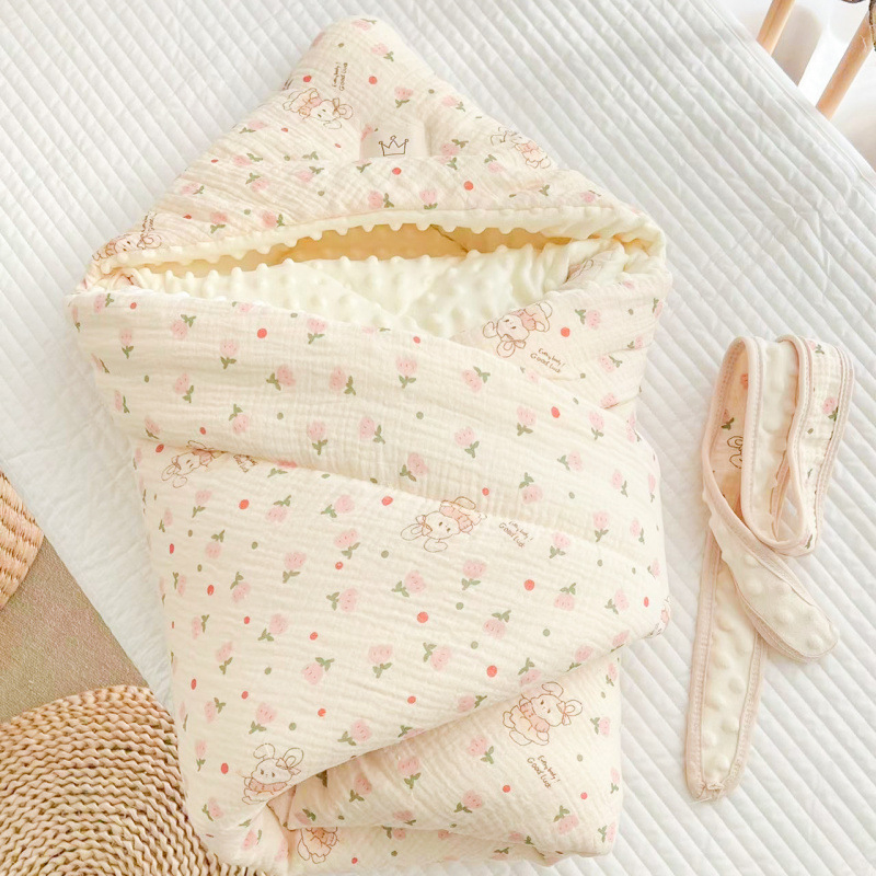 Sügis- ja talvine beebipakend, paksendatud vastsündinupakend, puhastest puuvillastest hernestest sametist, sünnitustoast väljakirjutamise pakk