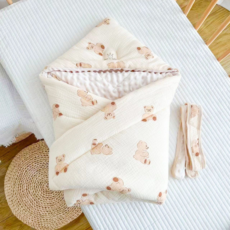 Sügis- ja talvine beebipakend, paksendatud vastsündinupakend, puhastest puuvillastest hernestest sametist, sünnitustoast väljakirjutamise pakk