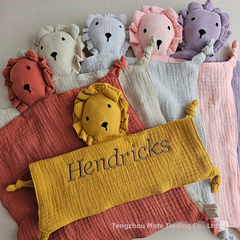 Pielāgota izšūta vārda mazuļa komforta lelles sega mazuļa miega dāvana grūtniecei un jaundzimušajam