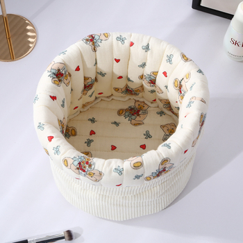 Νέα διασυνοριακή τσάντα καλλυντικών από κορδόνι, μεγάλης χωρητικότητας, τσάντα αποθήκευσης Advanced Sense Cylinder, Lazy Cosmetics Storage Bag