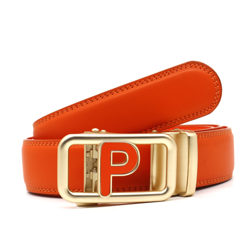 Curea cu cataramă cu 10 culori pentru bărbați, cataramă automată, curea bărbătească din piele de vacă cu două straturi, vânzări directe din fabrică, model transfrontalier Amazon