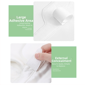 Αυτοκόλλητο απορρόφησης ιδρώτα για τον λαιμό, τεχνητό παλτό, γείσο καπέλου, κολάρο μιας χρήσης, αδιάβροχο, αναπνεύσιμο αυτοκόλλητο, κολάρο πουκάμισου, μανίκι, αντιρυτιδικό επίθεμα