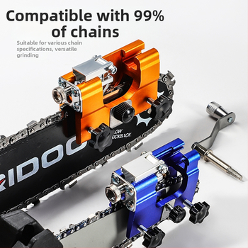 Ръчна верижна шлифовъчна машина, преносима домакинска електрическа верижна трион, аксесоари за верижни триони, шлифовъчна глава, пила за дървообработване, инструмент за рязане на зъби