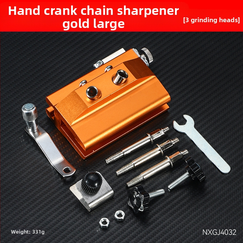 Ръчна верижна шлифовъчна машина, преносима домакинска електрическа верижна трион, аксесоари за верижни триони, шлифовъчна глава, пила за дървообработване, инструмент за рязане на зъби