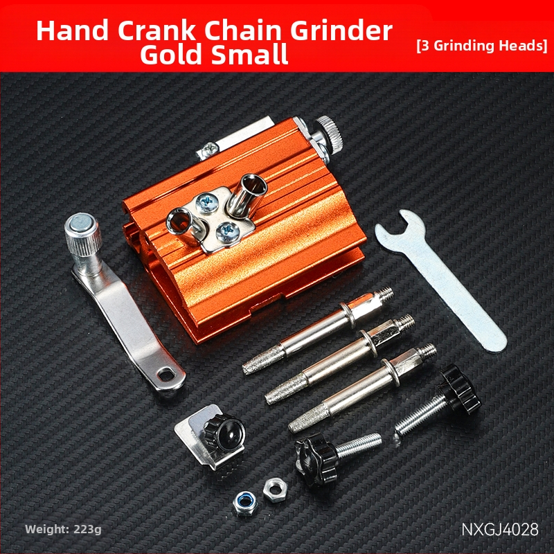 Ръчна верижна шлифовъчна машина, преносима домакинска електрическа верижна трион, аксесоари за верижни триони, шлифовъчна глава, пила за дървообработване, инструмент за рязане на зъби