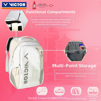 Uus Wictor Victori tuuri finaali mälestusväljaanne. Sõltumatu kingavaru multifunktsionaalne suure mahutavusega sulgpallikott.