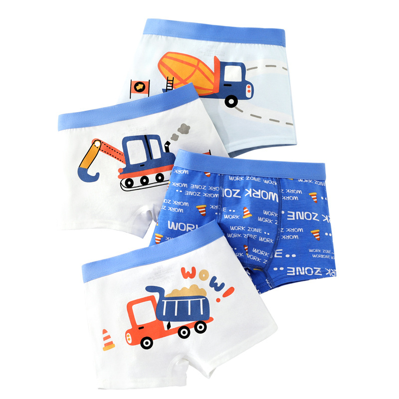 Berniukų apatiniai, vaikiškos medvilninės bokseriai berniukams, kūdikiams be sėdmenų, dideliems vaikams skirti bokseriai, antibakteriniai