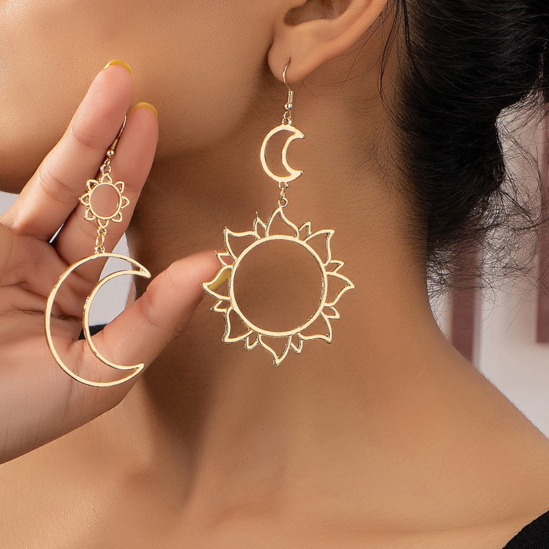 Eiropas un Amerikas temperamenta modes vienkārši lieli auskari personības modes auskari auskari