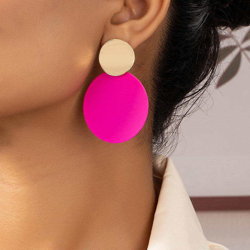 Eiropas un Amerikas temperamenta modes vienkārši lieli auskari personības modes auskari auskari