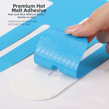 Sporta muskuļu plāksteris, iepriekš sadalīts, sportistam paredzēts muskuļu viengabala ceļgala kinezioloģiskais pārsējs, elastīgais plāksteris skriešanai