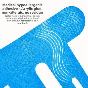 Sporta muskuļu plāksteris, iepriekš sadalīts, sportistam paredzēts muskuļu viengabala ceļgala kinezioloģiskais pārsējs, elastīgais plāksteris skriešanai