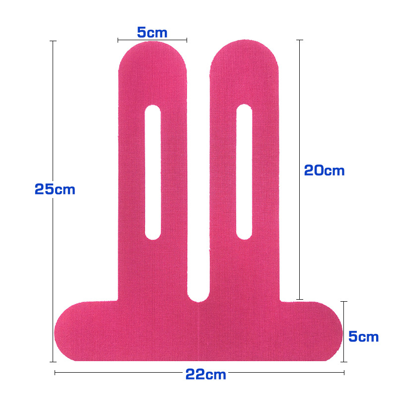 Sporta muskuļu plāksteris, iepriekš sadalīts, sportistam paredzēts muskuļu viengabala ceļgala kinezioloģiskais pārsējs, elastīgais plāksteris skriešanai