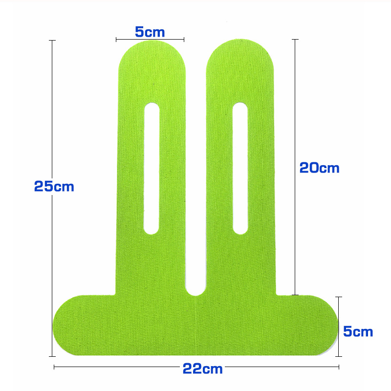 Sporta muskuļu plāksteris, iepriekš sadalīts, sportistam paredzēts muskuļu viengabala ceļgala kinezioloģiskais pārsējs, elastīgais plāksteris skriešanai