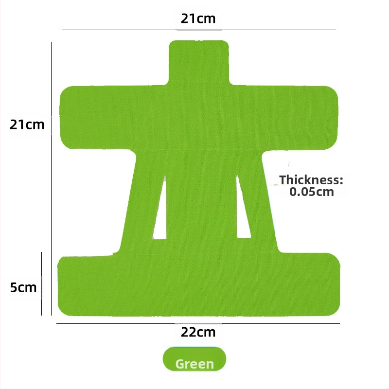 Sporta muskuļu plāksteris, iepriekš sadalīts, sportistam paredzēts muskuļu viengabala ceļgala kinezioloģiskais pārsējs, elastīgais plāksteris skriešanai