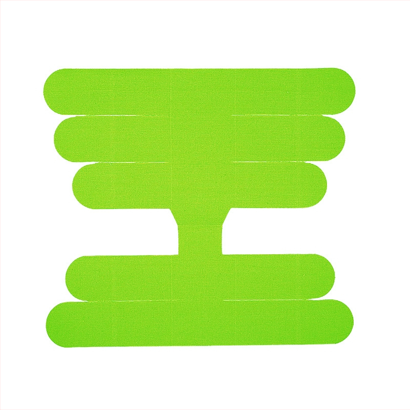 Sporta muskuļu plāksteris, iepriekš sadalīts, sportistam paredzēts muskuļu viengabala ceļgala kinezioloģiskais pārsējs, elastīgais plāksteris skriešanai