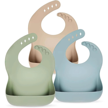 Tarpvalstybinis populiarus silikoninis kūdikių maitinimo seilinukas, vandeniui atsparus 3D seilėtekis, vaikiškas neplaunamas silikoninis seilinukas