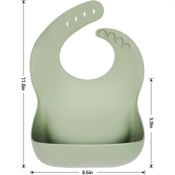 Tarpvalstybinis populiarus silikoninis kūdikių maitinimo seilinukas, vandeniui atsparus 3D seilėtekis, vaikiškas neplaunamas silikoninis seilinukas