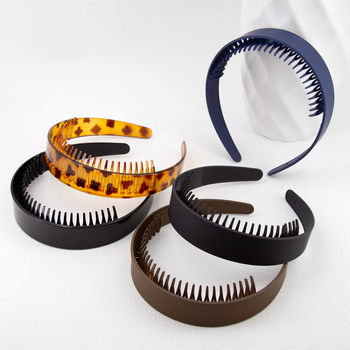 Stil coreean, accesorii simple de păr pentru celebrități de internet de înaltă calitate pentru bărbați și femei, în vara, bandă de păr pentru spălarea feței, bandă de păr cu presiune, agrafe dințate, bandă de păr cu boruri largi