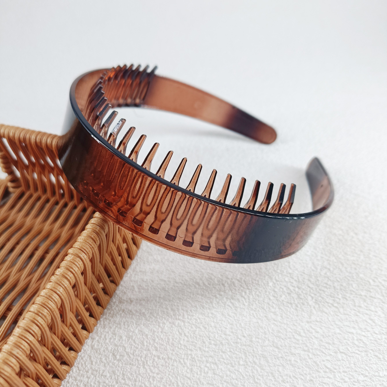 Stil coreean, accesorii simple de păr pentru celebrități de internet de înaltă calitate pentru bărbați și femei, în vara, bandă de păr pentru spălarea feței, bandă de păr cu presiune, agrafe dințate, bandă de păr cu boruri largi