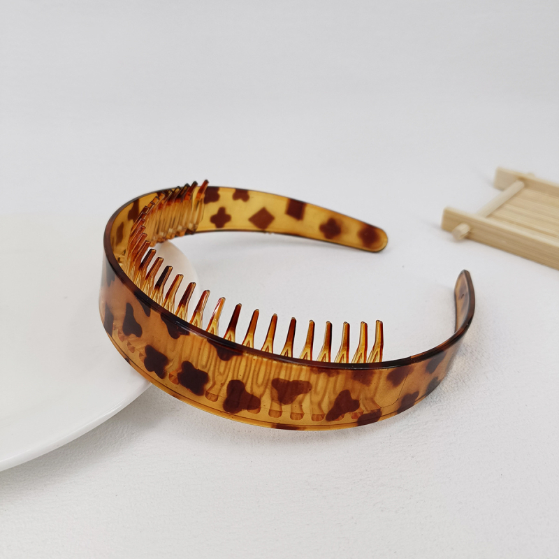 Stil coreean, accesorii simple de păr pentru celebrități de internet de înaltă calitate pentru bărbați și femei, în vara, bandă de păr pentru spălarea feței, bandă de păr cu presiune, agrafe dințate, bandă de păr cu boruri largi