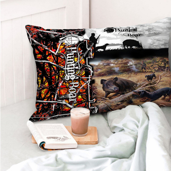Διασυνοριακή θερμή μαξιλαροθήκη για κυνήγι ζώων, διπλής όψης τυπωμένη μαξιλαροθήκη, κάλυμμα μαξιλαριού σαλονιού, εργοστάσιο πώλησης