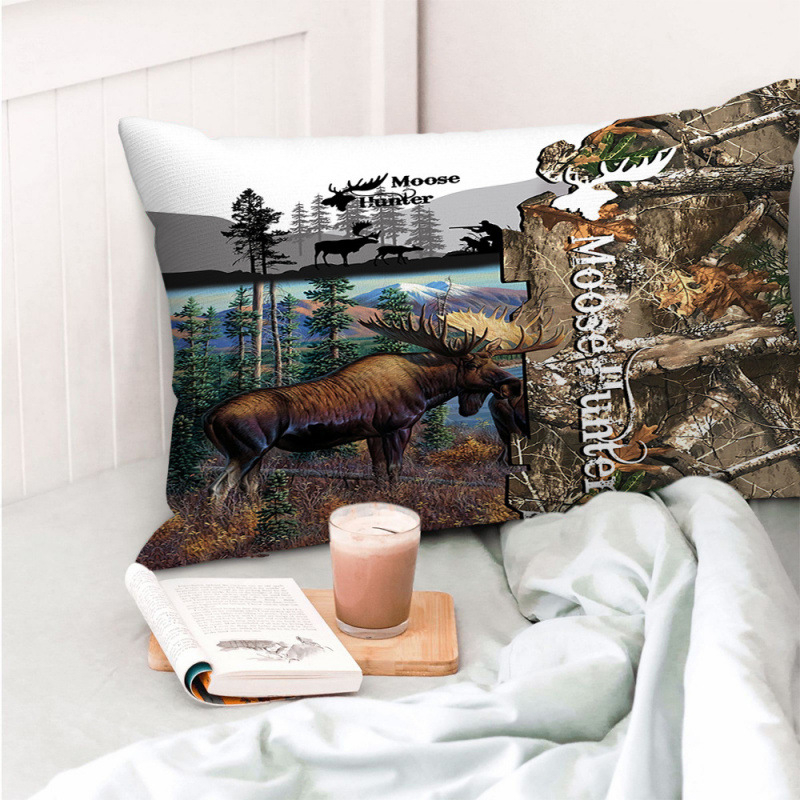 Διασυνοριακή θερμή μαξιλαροθήκη για κυνήγι ζώων, διπλής όψης τυπωμένη μαξιλαροθήκη, κάλυμμα μαξιλαριού σαλονιού, εργοστάσιο πώλησης