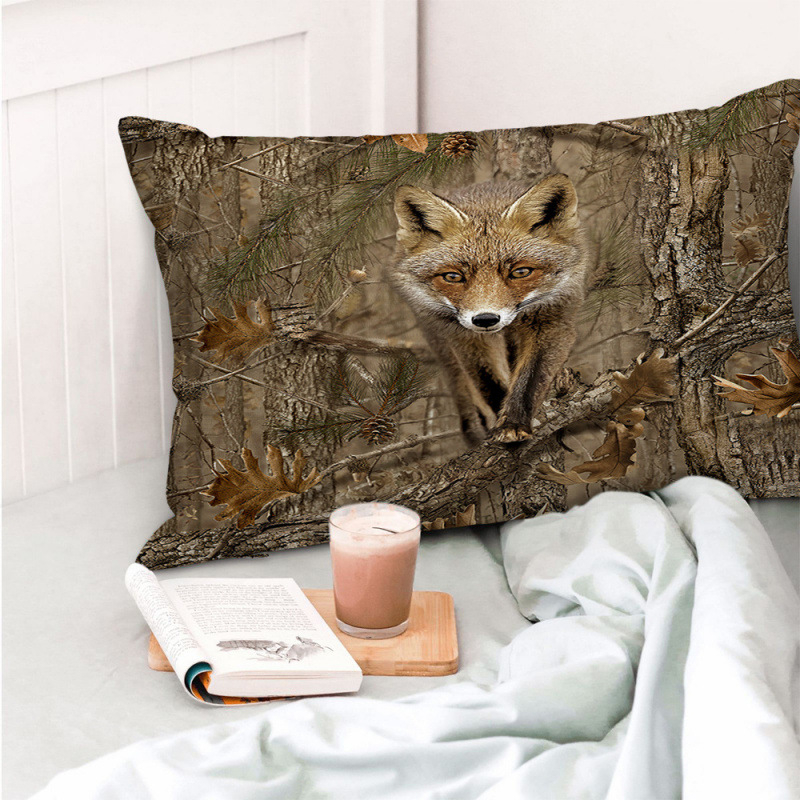 Διασυνοριακή θερμή μαξιλαροθήκη για κυνήγι ζώων, διπλής όψης τυπωμένη μαξιλαροθήκη, κάλυμμα μαξιλαριού σαλονιού, εργοστάσιο πώλησης