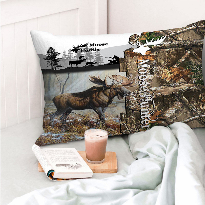 Διασυνοριακή θερμή μαξιλαροθήκη για κυνήγι ζώων, διπλής όψης τυπωμένη μαξιλαροθήκη, κάλυμμα μαξιλαριού σαλονιού, εργοστάσιο πώλησης