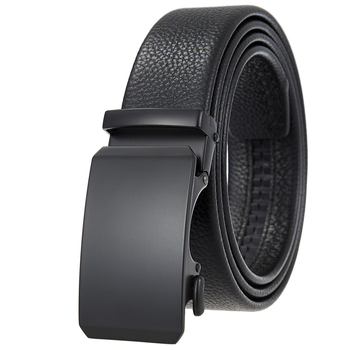 Ανδρική ζώνη με αυτόματη αγκράφα από δέρμα αγελάδας, casual, επάνω στρώση, αυτόματη ζώνη αγελάδας LY36-25513-5