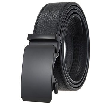 Ανδρική ζώνη με αυτόματη αγκράφα από δέρμα αγελάδας, casual, επάνω στρώση, αυτόματη ζώνη αγελάδας LY36-25513-5