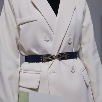 2021 Νέα γυναικεία ζώνη Lazy Belt Φούστα Φόρεμα Ζώνη Λεπτή Ελαστική Ευρωπαϊκή και Αμερικανική Μοντέρνα Ελαστική Ζώνη Καμβάς