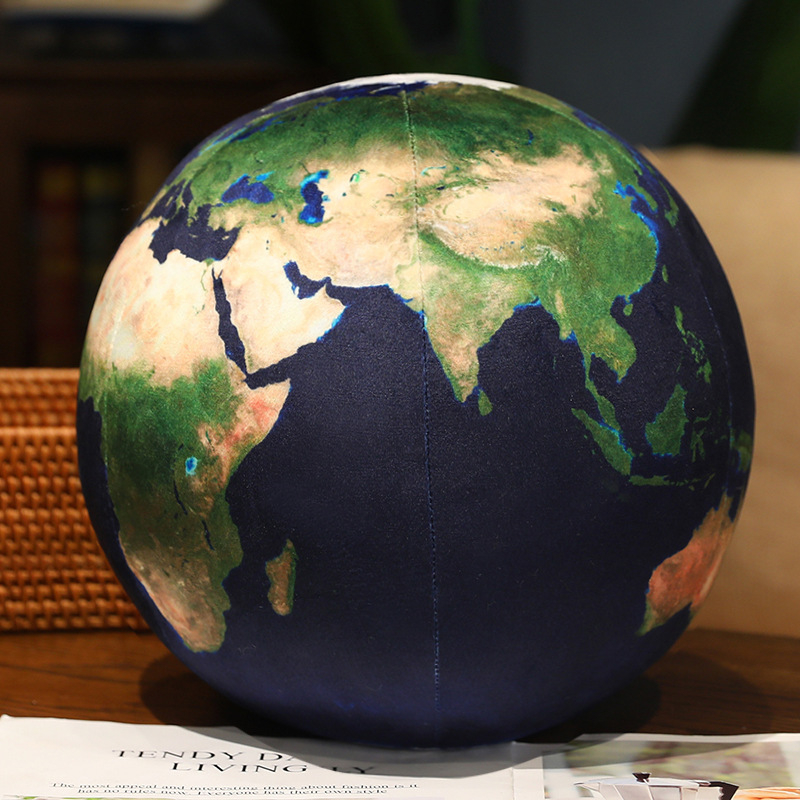 Simulatsiooni Maa padi 3D Kuu plush mänguasi Marss Päike sfääriline nukk lasteaia kognitiivsed fotorekvisiidid