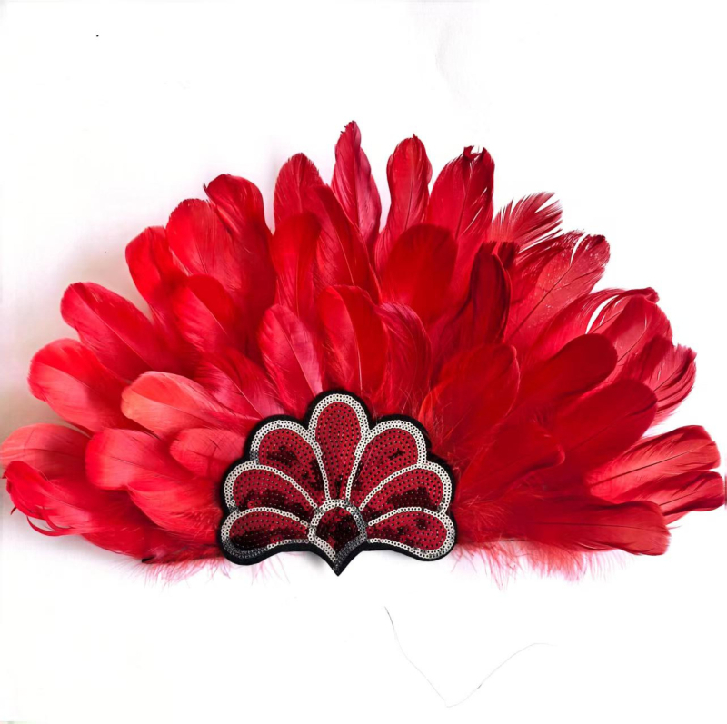 India sulgedest peakatted, ballikostüümi aksessuaarid, rekvisiidid, boheemlaslik hane sulgedest peapael