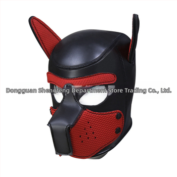 Κάλυμμα κεφαλιού σκύλου Είδη επιδείξεων με μπάλα Μάσκα Ντύσιμο κεφαλιού σκύλου Διασκεδαστική κουκούλα Κάλυμμα κεφαλιού Στολίδια για το Halloween Παιχνίδια