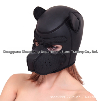 Κάλυμμα κεφαλιού σκύλου Είδη επιδείξεων με μπάλα Μάσκα Ντύσιμο κεφαλιού σκύλου Διασκεδαστική κουκούλα Κάλυμμα κεφαλιού Στολίδια για το Halloween Παιχνίδια