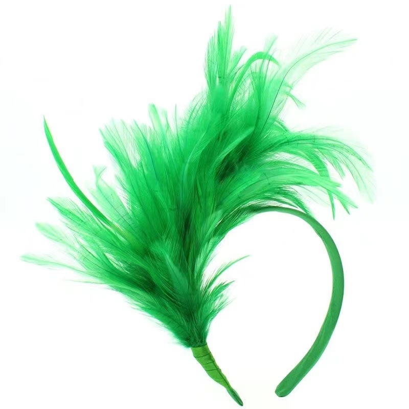 Transfrontaliere nouă bandă de păr cu pene petrecere scenă spectacol vacanță carnaval bijuterii