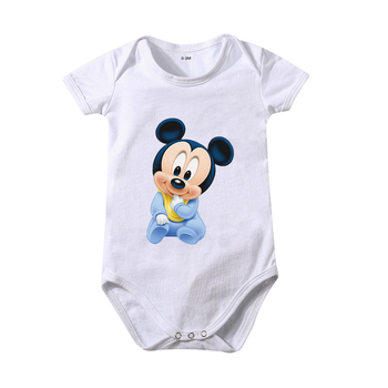 Ins pamučna odjeća za bebe s trokutastim uzorkom, kombinezon za bebe, ljetni miš s printom Pajka Donalda, AliExpress