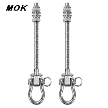 Кука за люлка от неръждаема стомана, тежкотоварна, подвижна, за хамак, хардуер за хамак с пясък, аксесоари за фиксиране на люлки