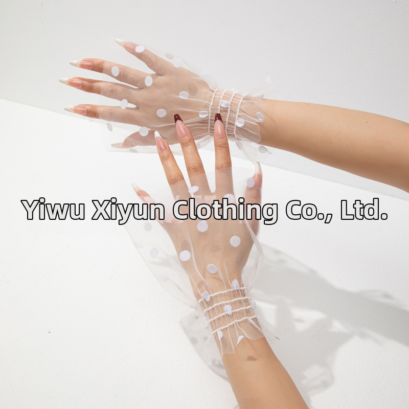 Piiriülesed Euroopa ja Ameerika enimmüüdud võrkkangast südamekujuliste täppidega varrukatega mansettide kaunistuste aksessuaaride disain, mitmekülgsed ja moodsad võltsmansetid