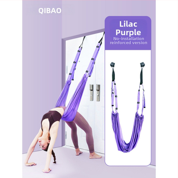 Σχοινί γιόγκα αέρα για οικιακή γυμναστική, γιόγκα, ανεστραμμένο σχοινί τραβήγματος μέσης, κρεμαστή πόρτα, ζώνη τεντώματος γιόγκα