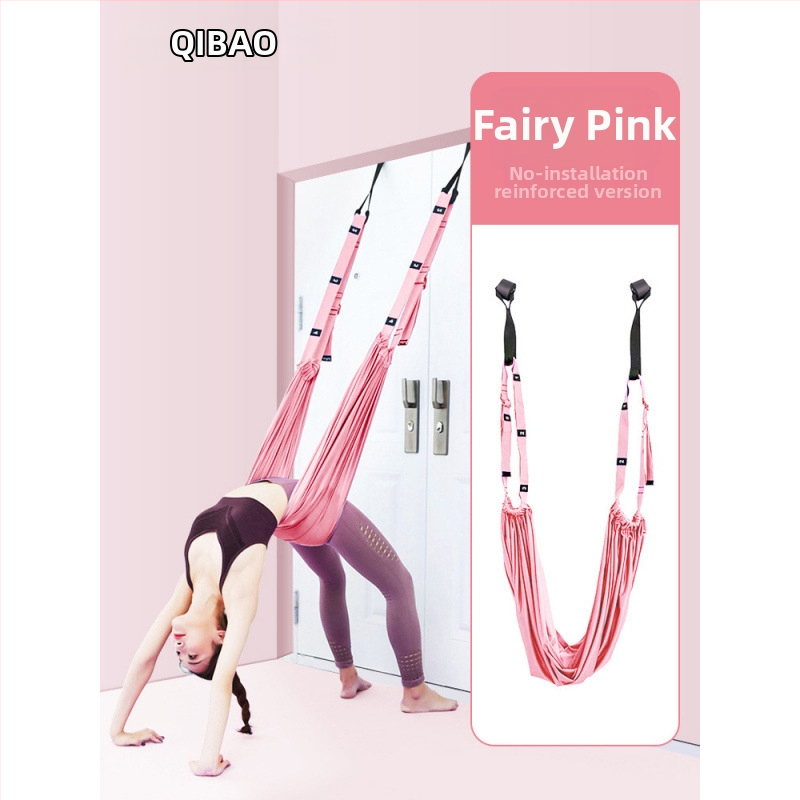 Σχοινί γιόγκα αέρα για οικιακή γυμναστική, γιόγκα, ανεστραμμένο σχοινί τραβήγματος μέσης, κρεμαστή πόρτα, ζώνη τεντώματος γιόγκα