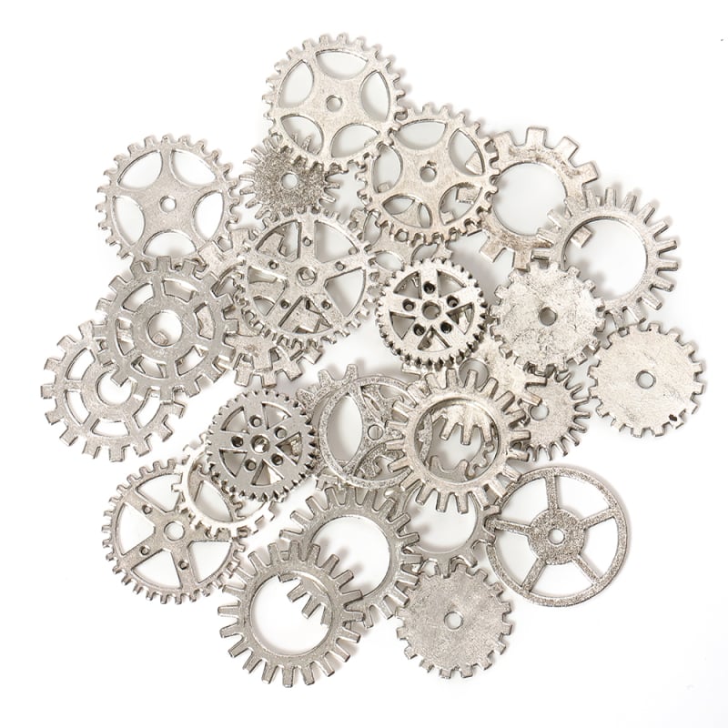 Steampunk óra fogaskerék ötvözet kiegészítők kézzel készített barkács házi készítésű kis robot anyag mutató keverékzsák