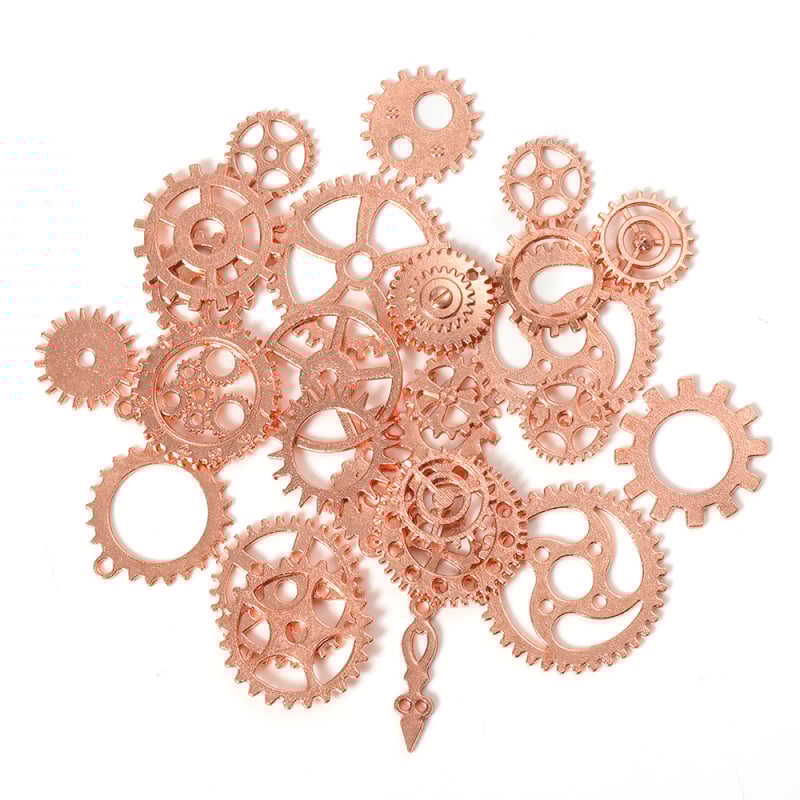 Steampunk óra fogaskerék ötvözet kiegészítők kézzel készített barkács házi készítésű kis robot anyag mutató keverékzsák