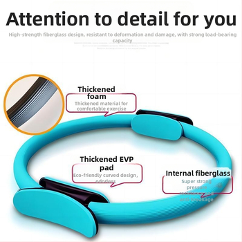 Jooga abivahend Pilates rõngas maagiline rõngas basseini põhja lihaste treener jala vormimine puusa tõstmine elastne fitness vastupanurõngas