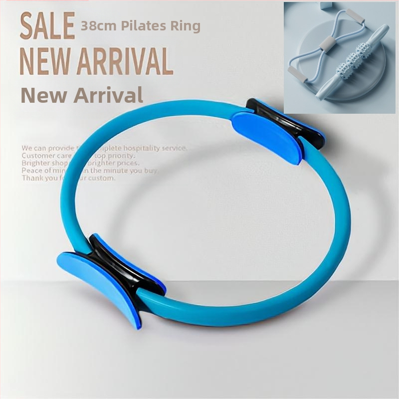 Jooga abivahend Pilates rõngas maagiline rõngas basseini põhja lihaste treener jala vormimine puusa tõstmine elastne fitness vastupanurõngas